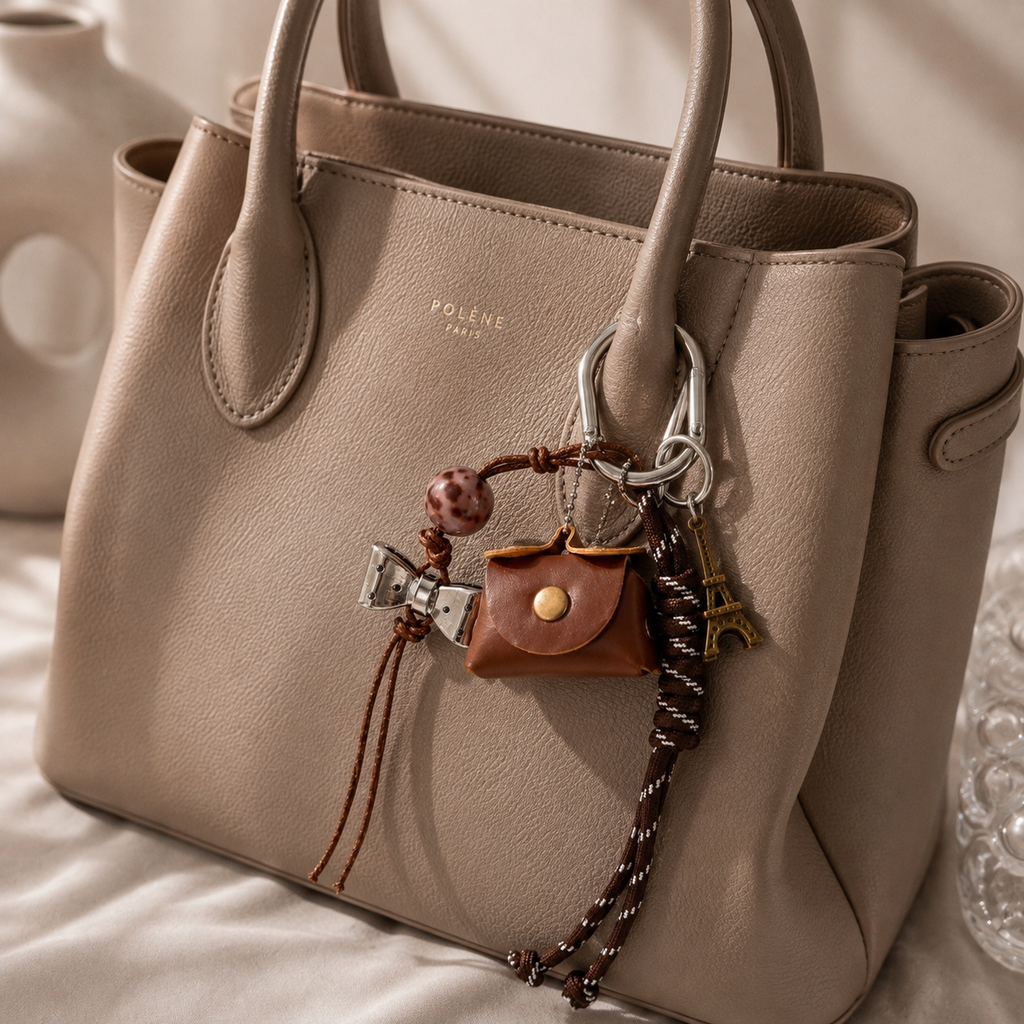 Paris Charm Keychain