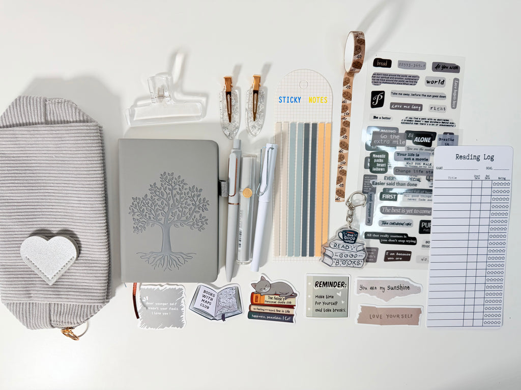 🩶 Mini Gray Bundle - Neutral Aesthetic & Calm