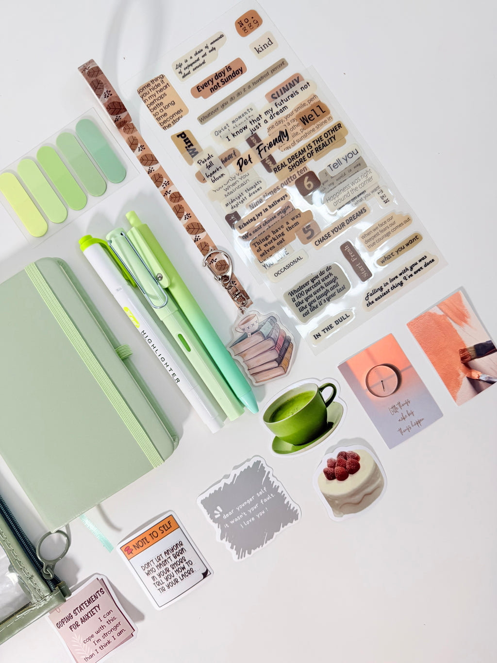 🍵 Mini Matcha  Bundle - Soft , Aesthetic & Fresh