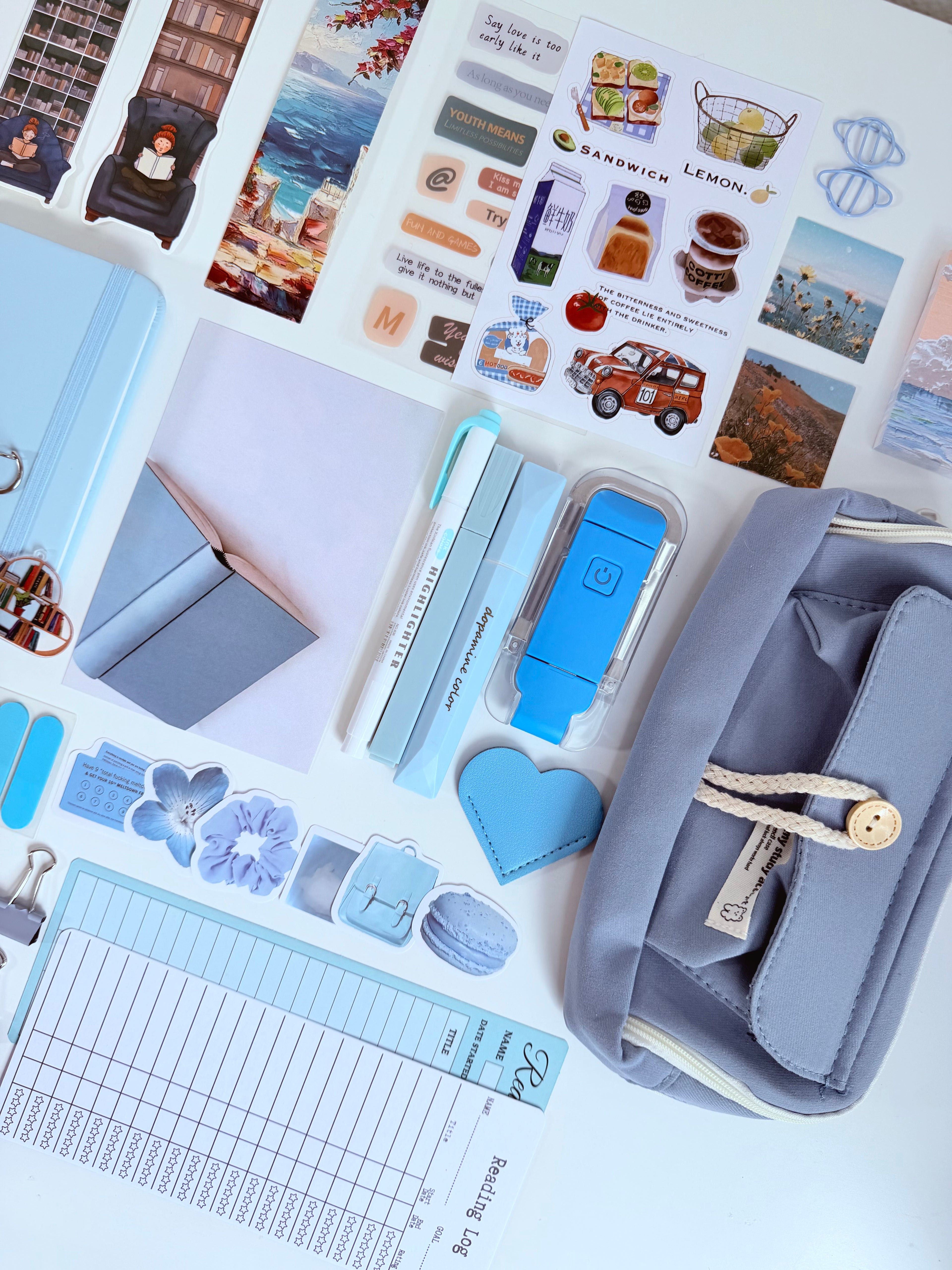 🩵 Blue Bookish Bundle - Clean , Dreamy & Energy
