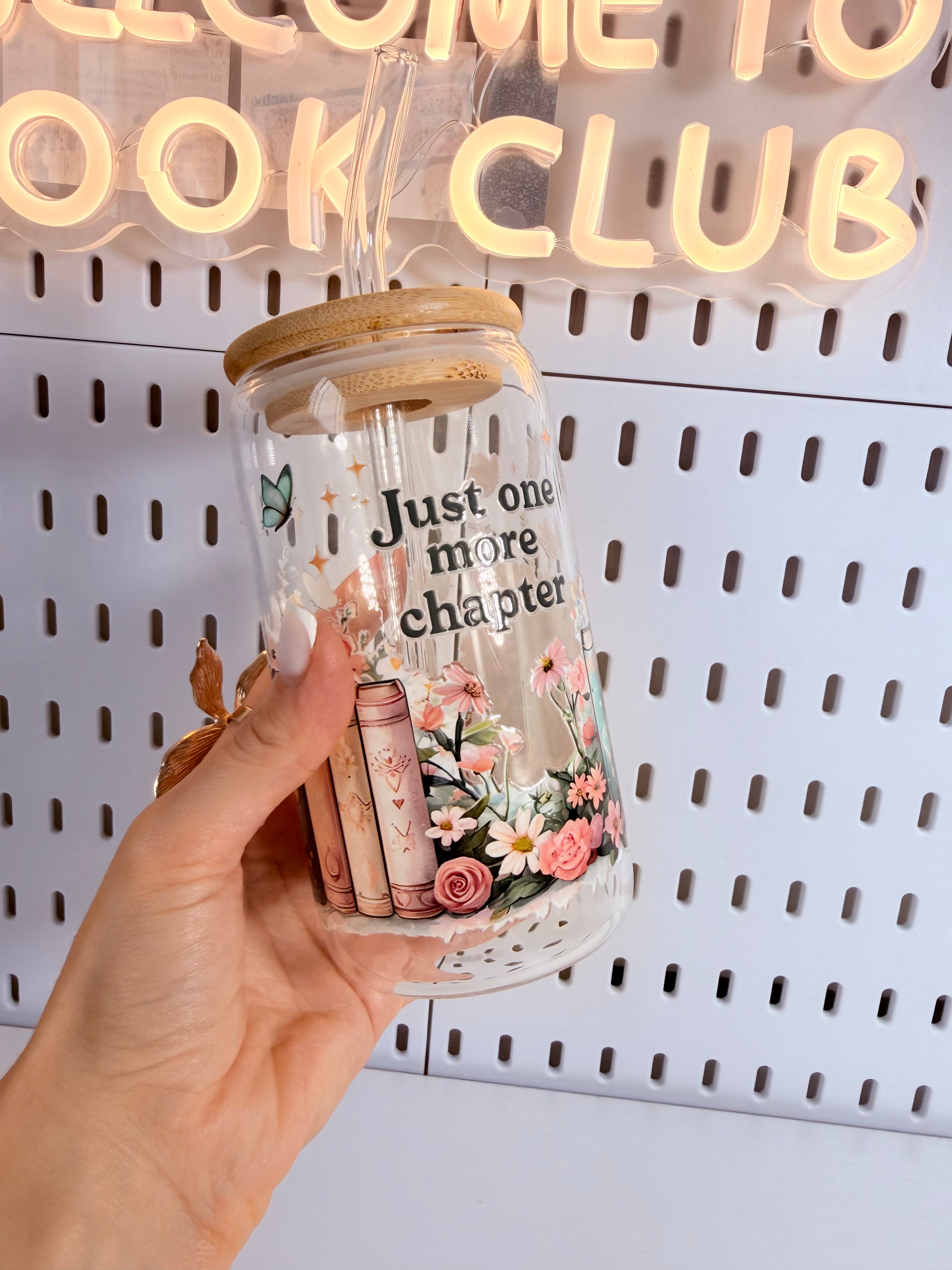 Bow Glass Cup 🥤For You 🤍