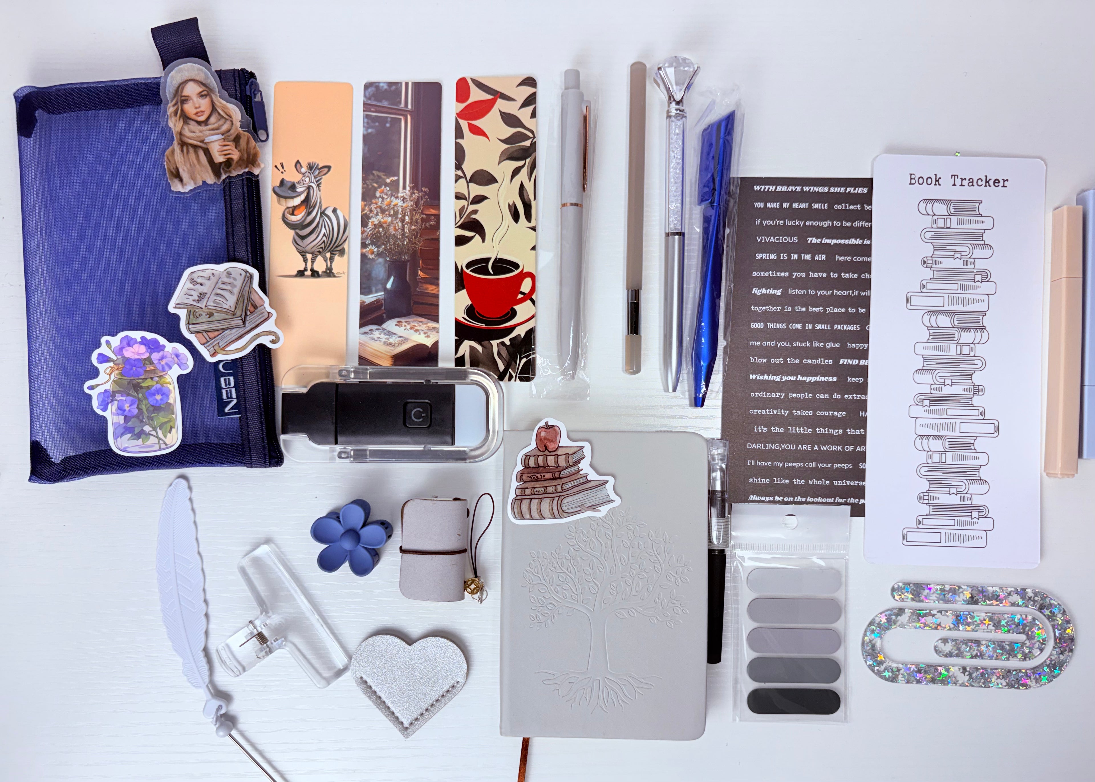 Gray - Navy Bookish Bundle