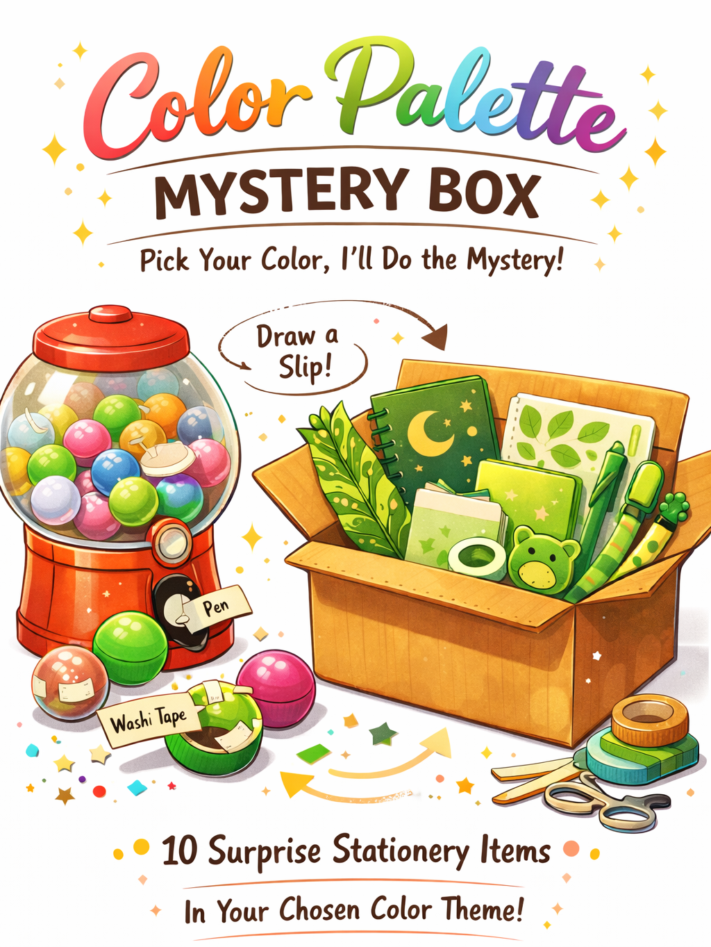 Color Palette Mystery Box 🌈