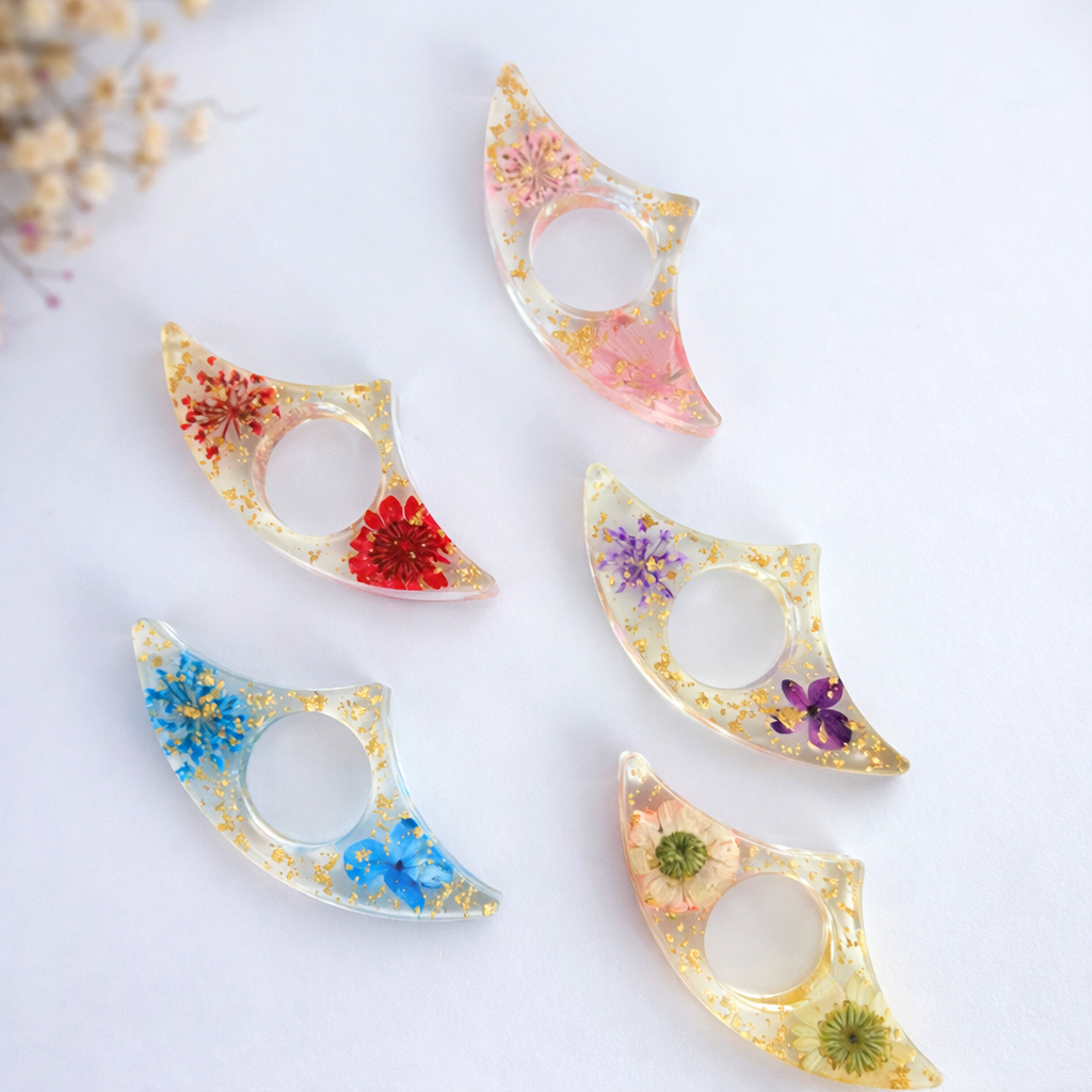 Acrylic Flower Bookmark