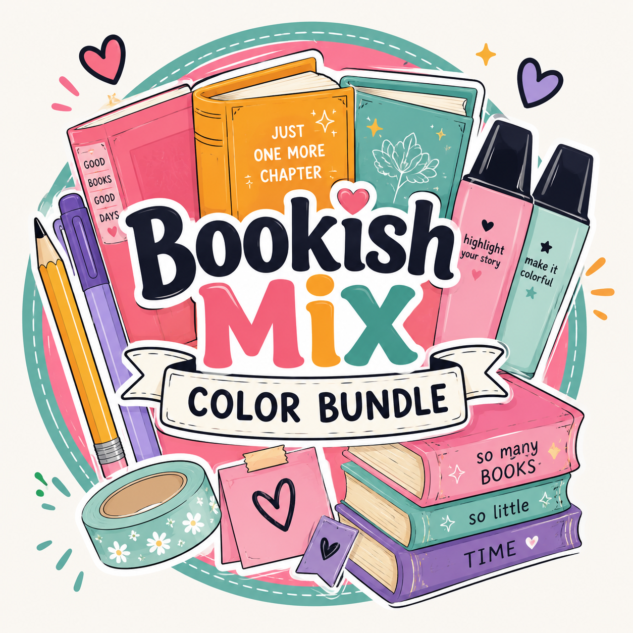 Bookish Bundle Mix Color