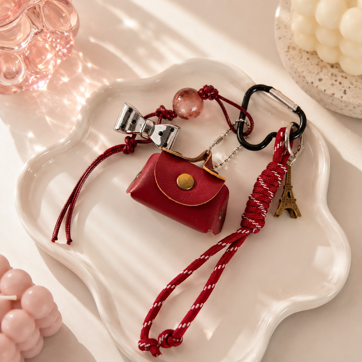 Paris Charm Keychain