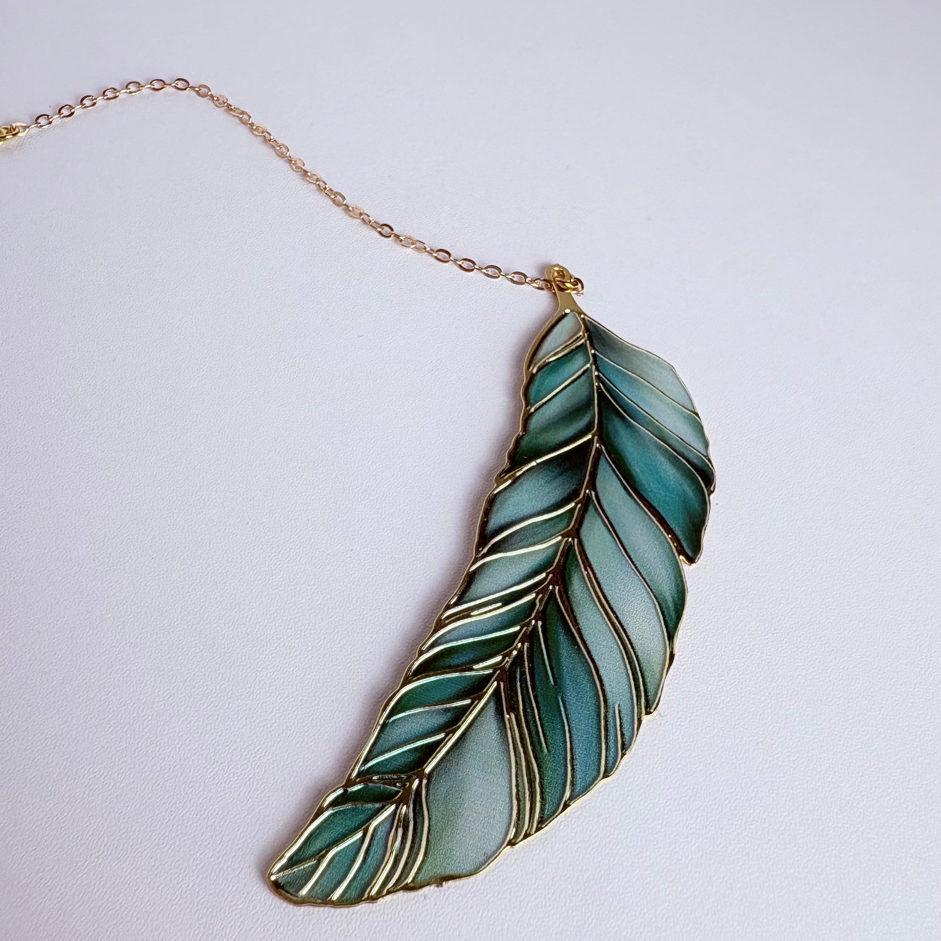 Colorful Feather Bookmark