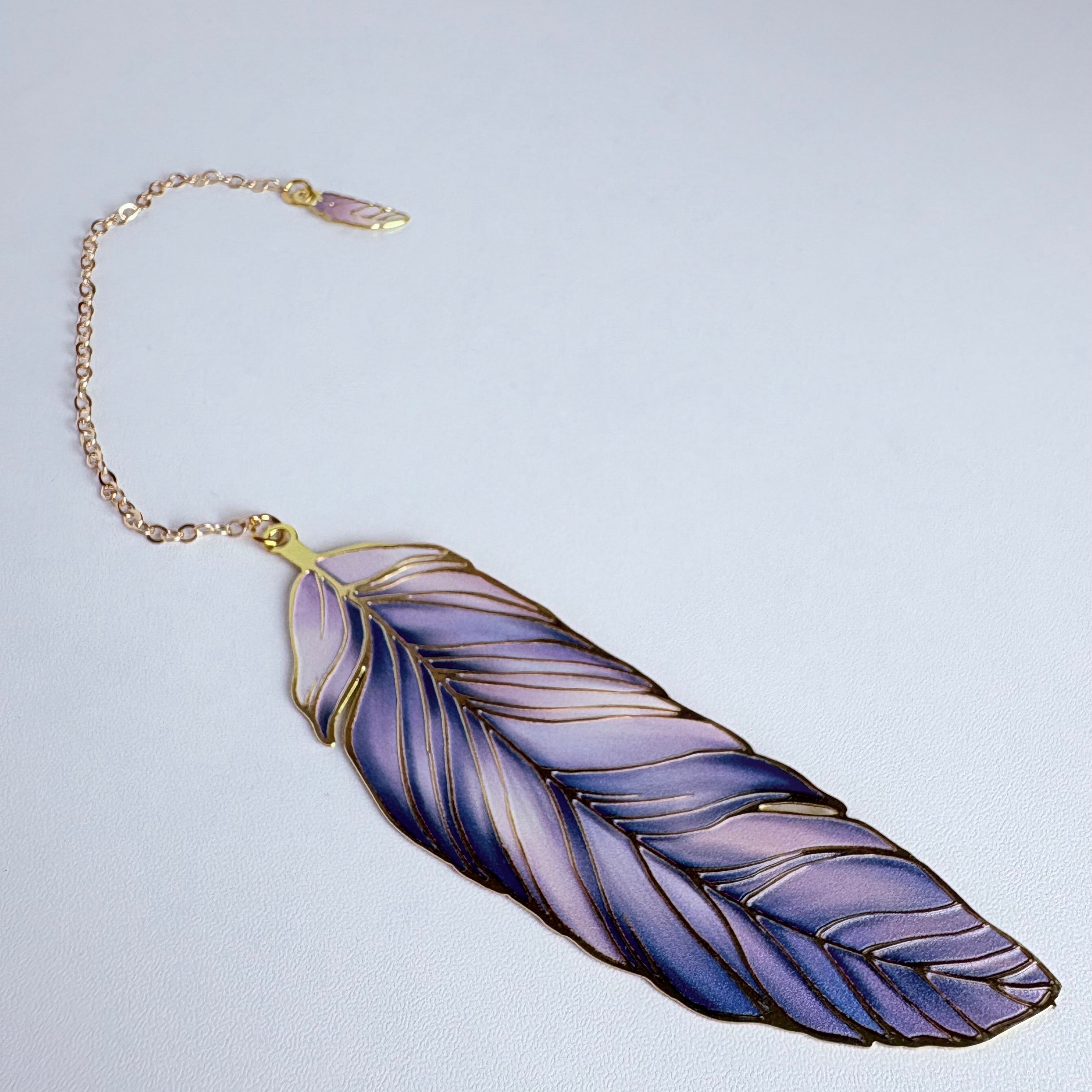 Colorful Feather Bookmark