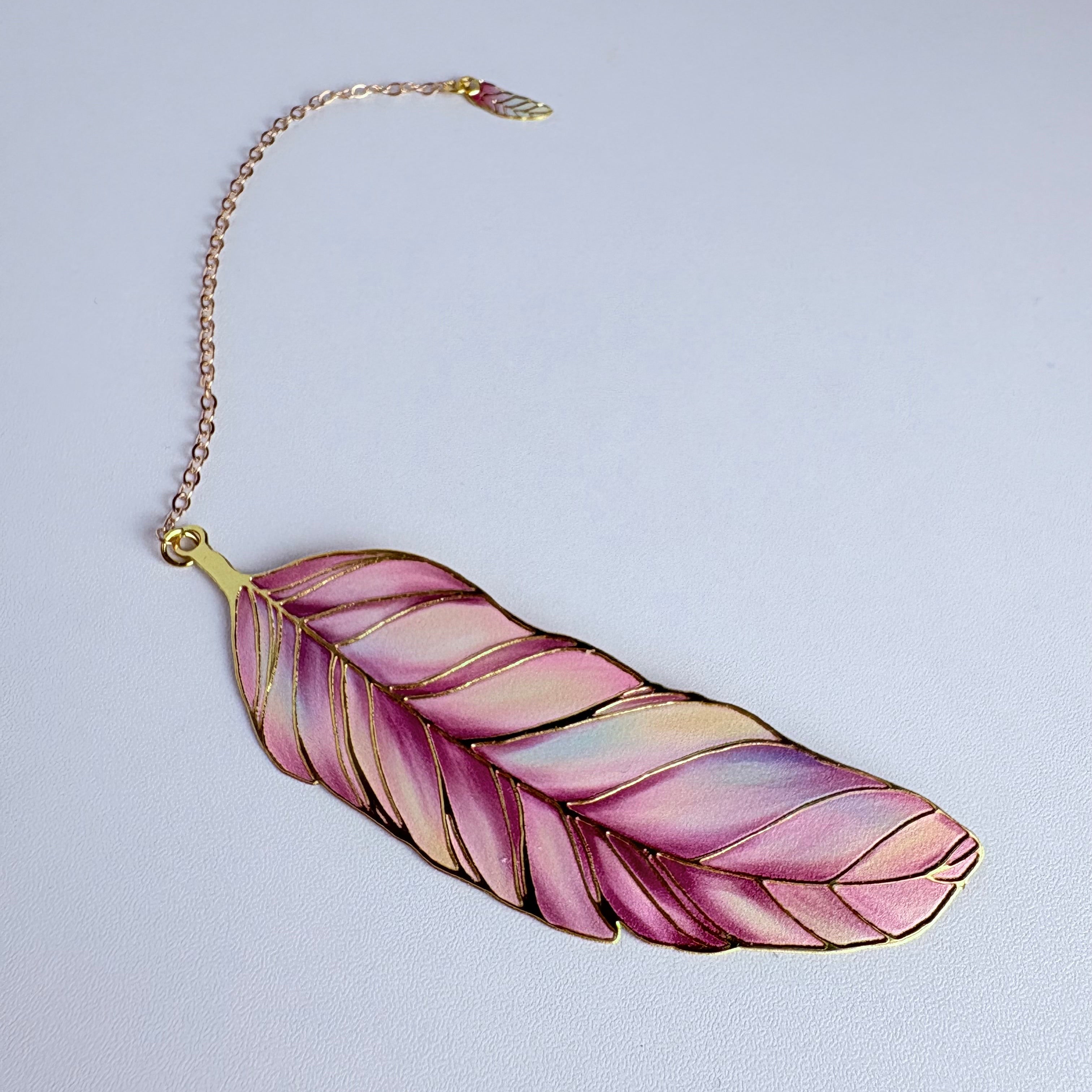 Colorful Feather Bookmark